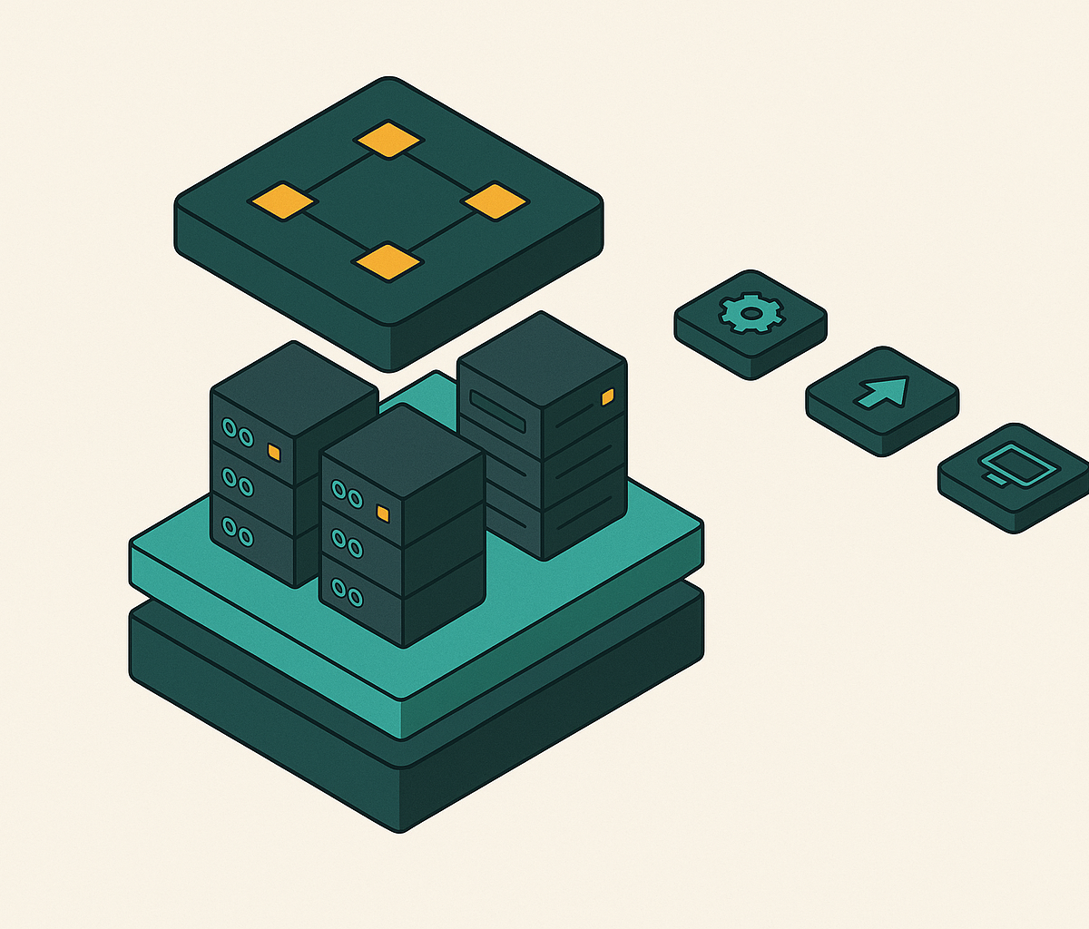 Cover illustration for “Internal Developer Platform Core Components and Architecture”