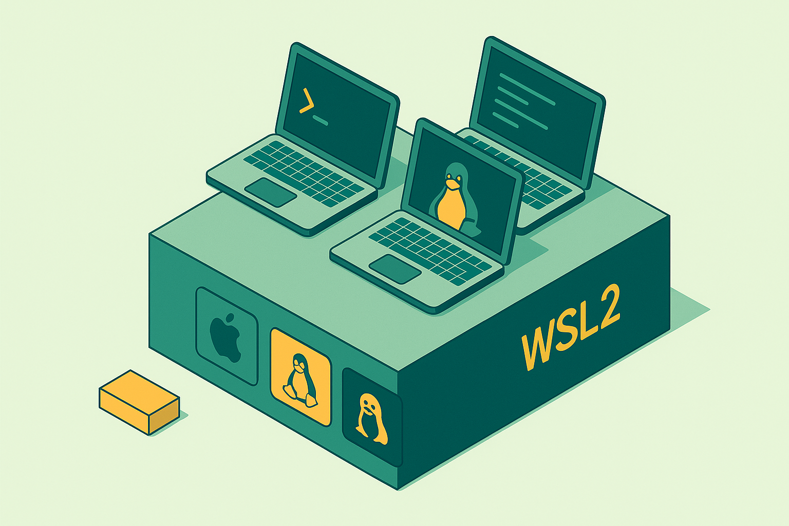 Cover illustration for “cross-platform dev environment tools supporting macOS, Linux, and WSL2”