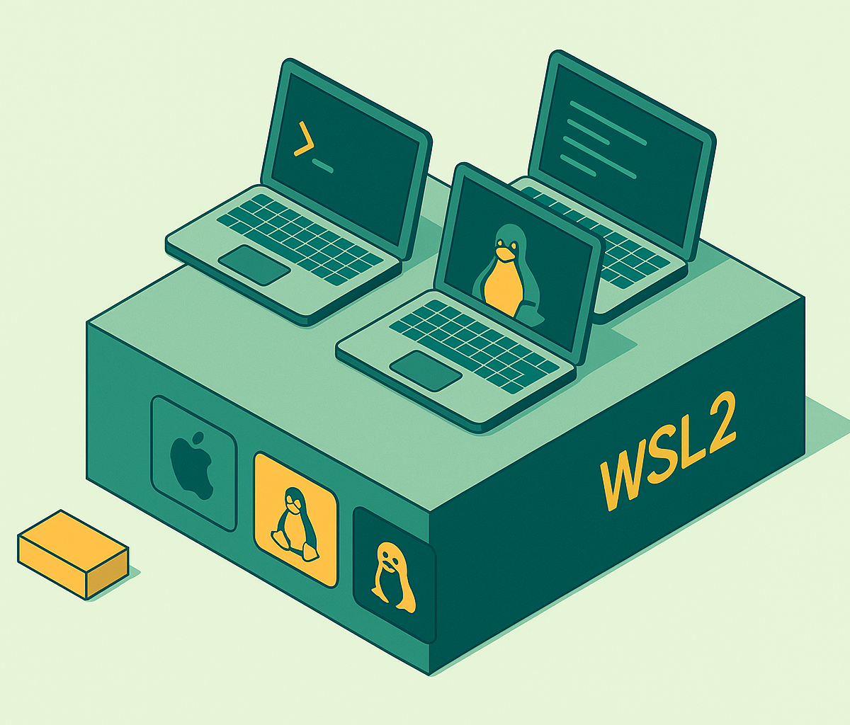 Cover illustration for “cross-platform dev environment tools supporting macOS, Linux, and WSL2”