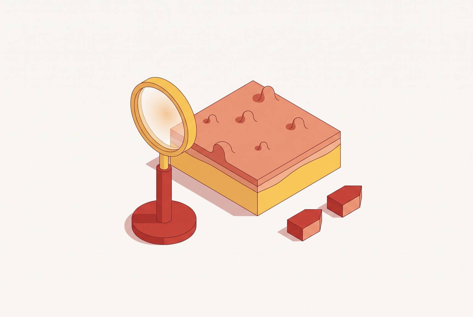 Cover illustration for “Why You're Suddenly Getting More Skin Tags”