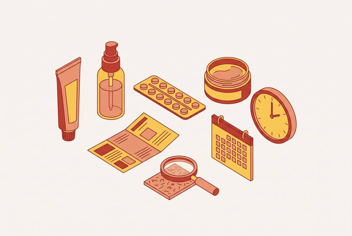 Cover illustration for “Questions to Ask Before Starting a Prescription Skin Treatment”
