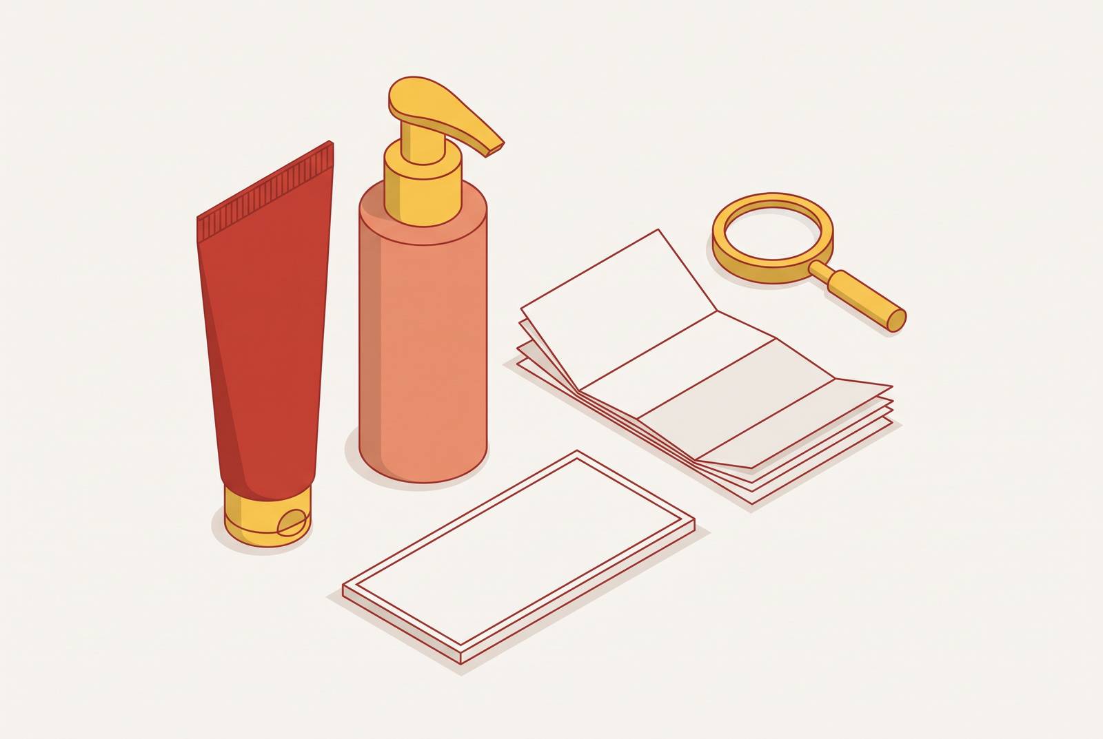 Cover illustration for “Understanding Side Effect Warnings on Prescription Skincare Labels”