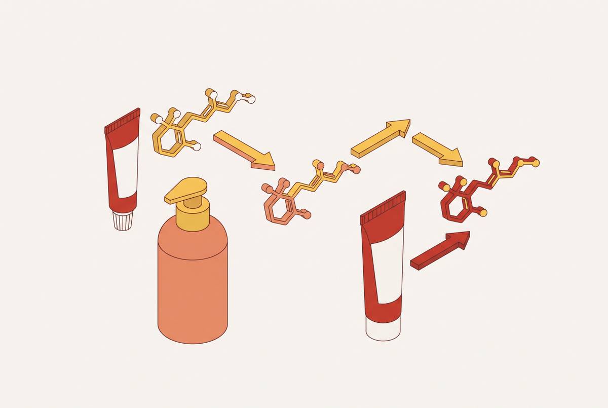 Cover illustration for “Tretinoin vs Retinol: Why the OTC Version Works Differently”
