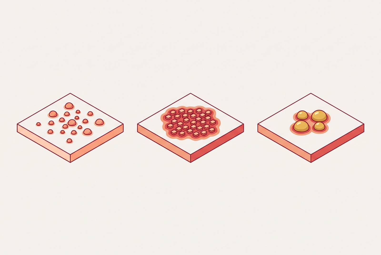 Cover illustration for “Yeast Infection Bumps vs Contact Dermatitis vs Herpes”