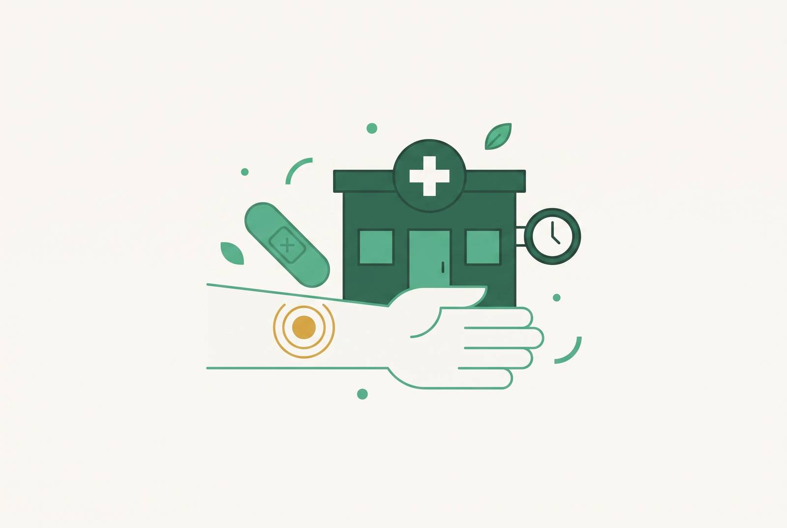 Cover illustration for “When Urgent Care Is the Right Choice for Skin Infections”