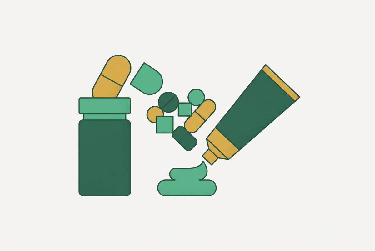 Cover illustration for “Drug Interactions Patients Should Know Before Starting a Skin Prescription”