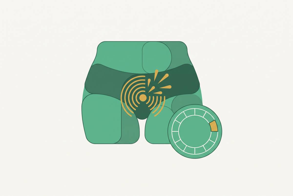 Cover illustration for “Pelvic Cramping Outside of a Period”
