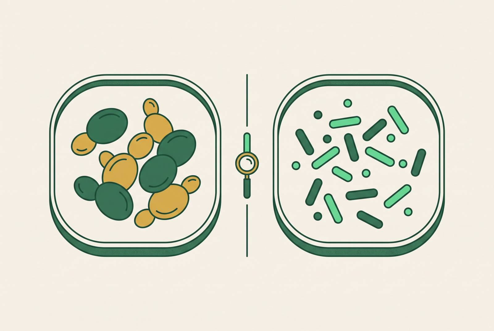 Cover illustration for “Yeast Infection vs BV Symptom Differentiation”
