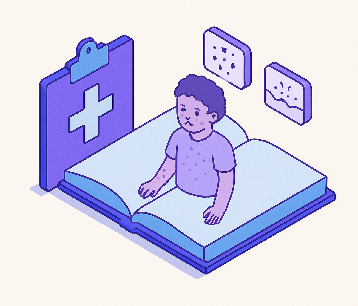 Cover illustration for “Children Skin Conditions That Need Pediatric Evaluation”