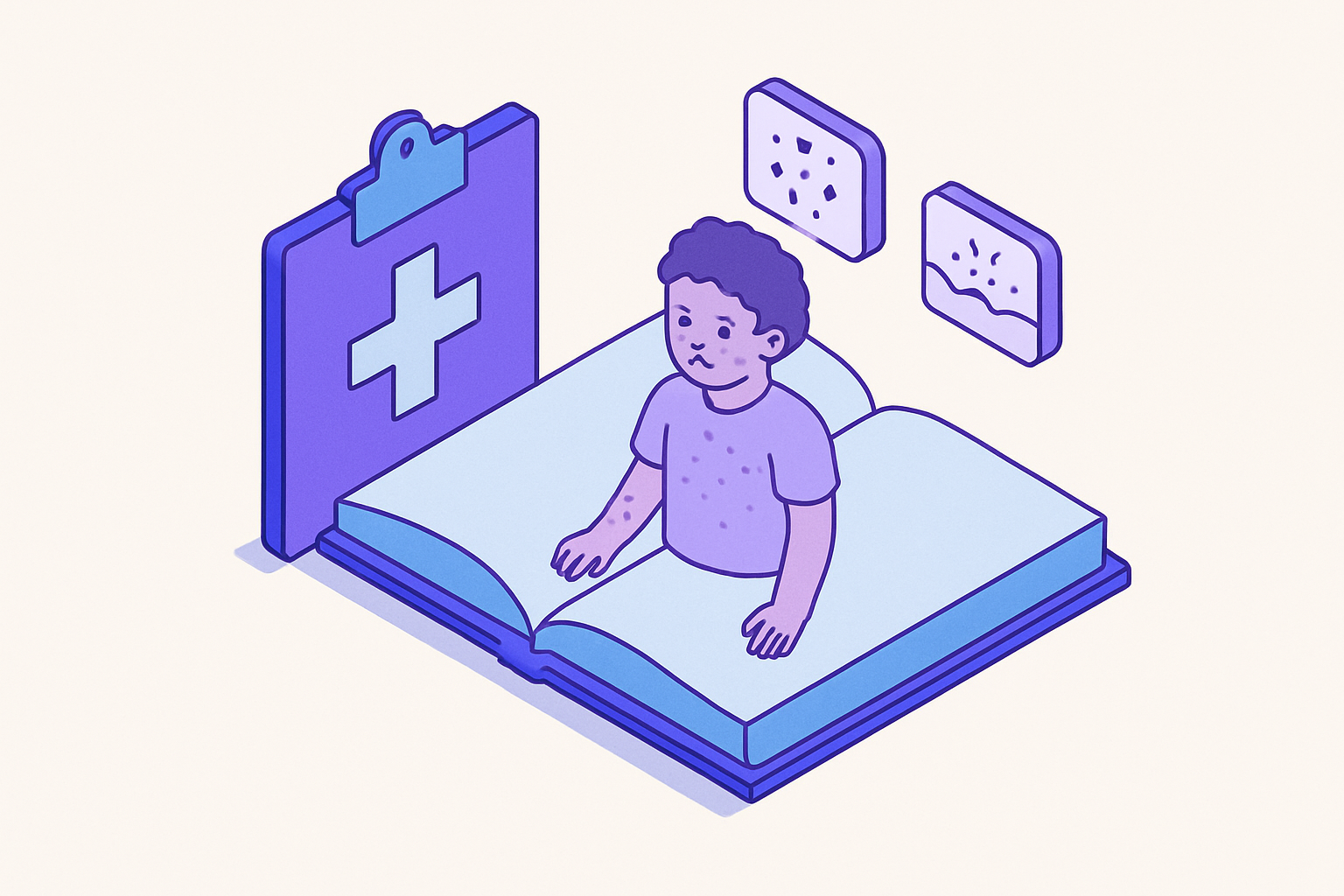 Cover illustration for “Children Skin Conditions That Need Pediatric Evaluation”