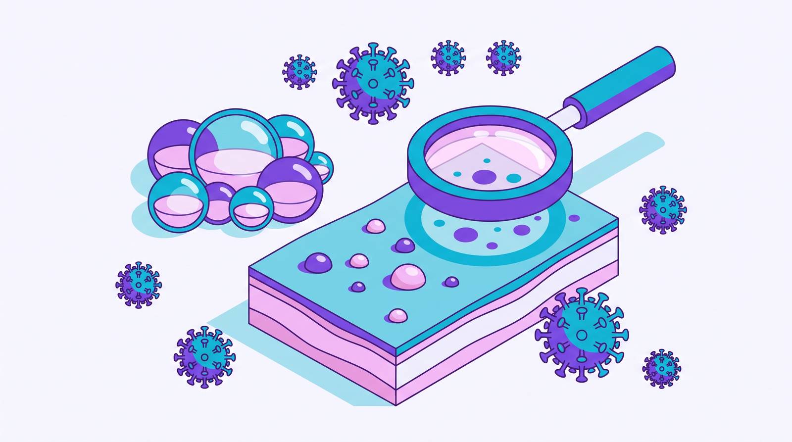 Cover illustration for “Skin Signs of Common Viral Infections”
