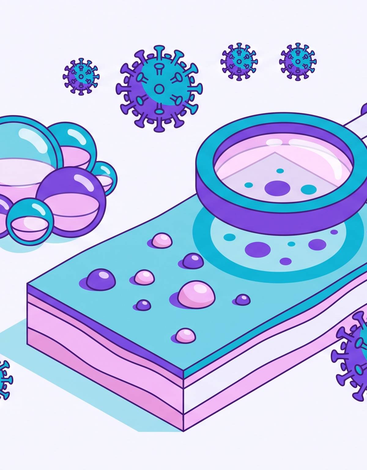 Cover illustration for “Skin Signs of Common Viral Infections”