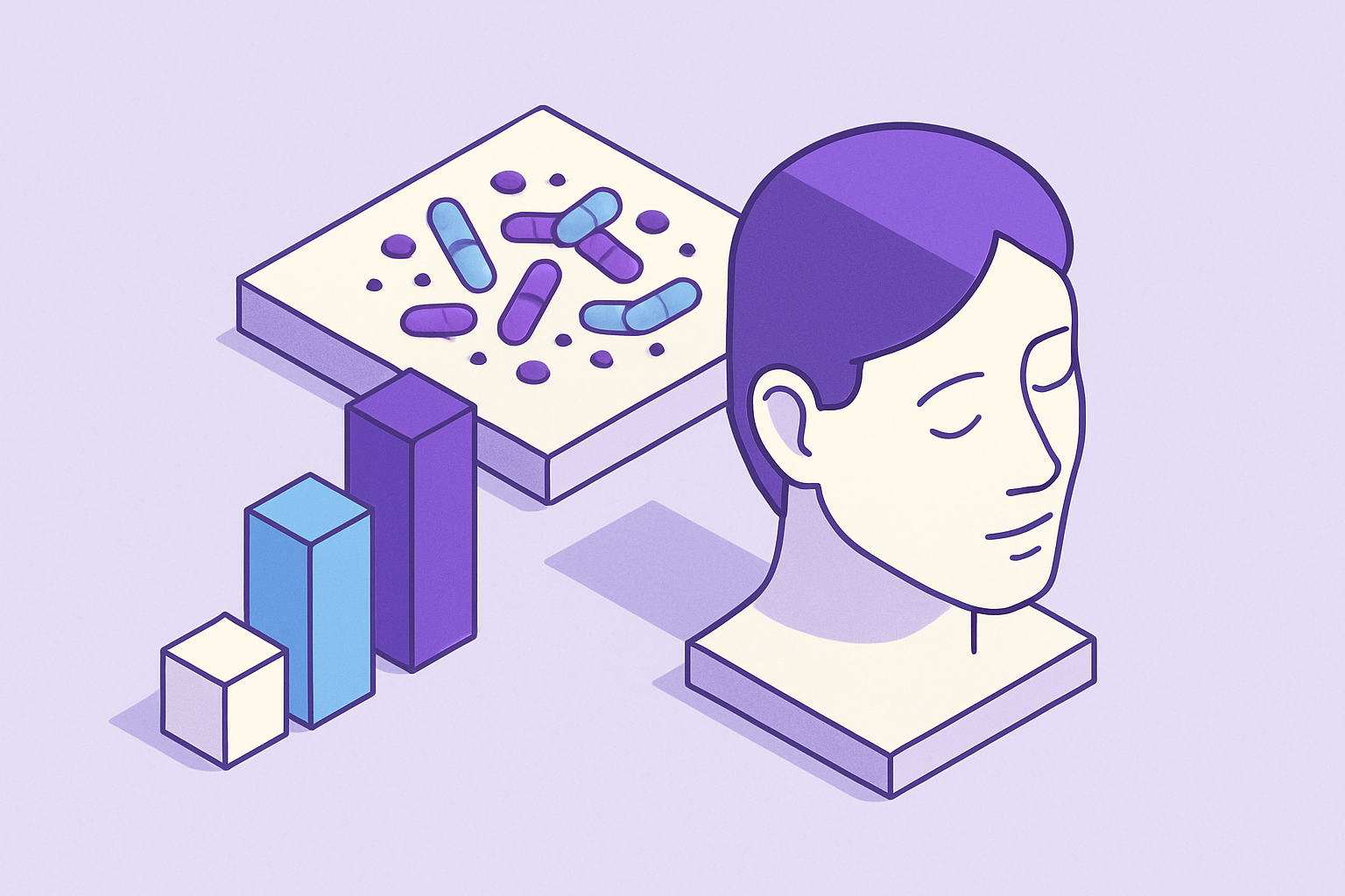 Cover illustration for “How the Skin Microbiome Affects Skin Health”