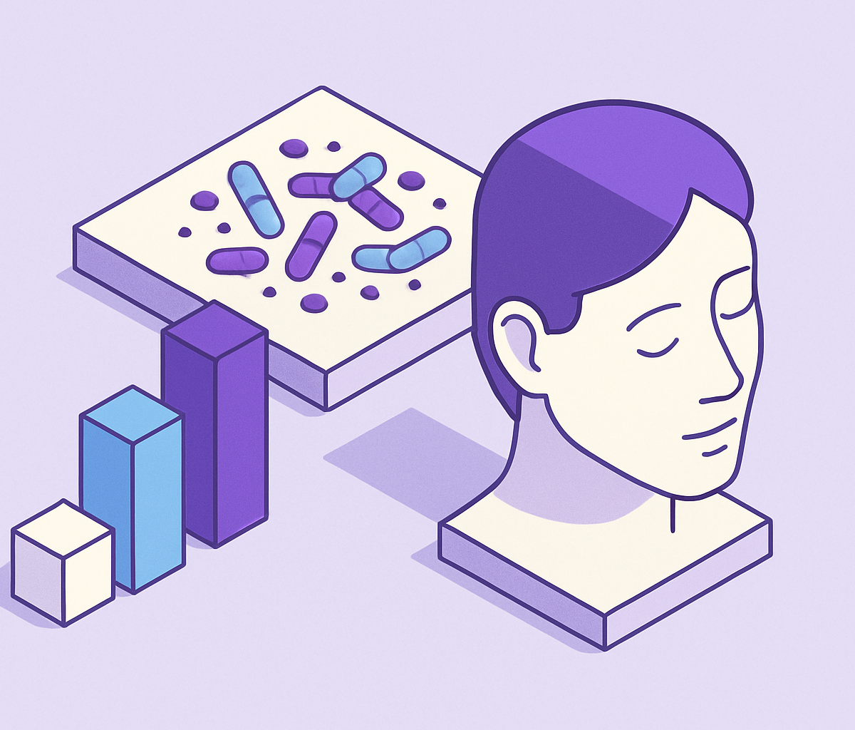 Cover illustration for “How the Skin Microbiome Affects Skin Health”