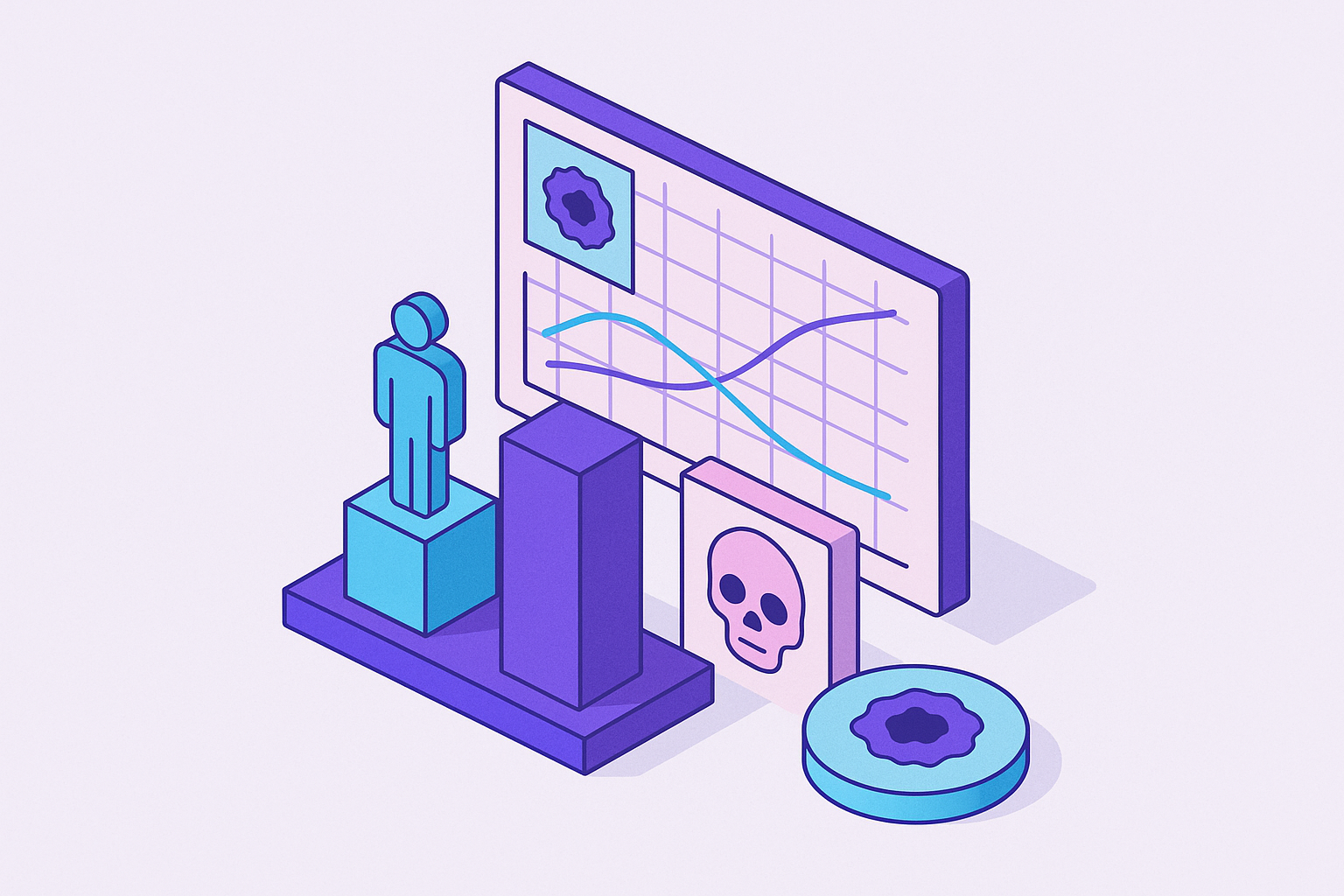 Cover illustration for “Skin Cancer Mortality and Survival Rate Realities”