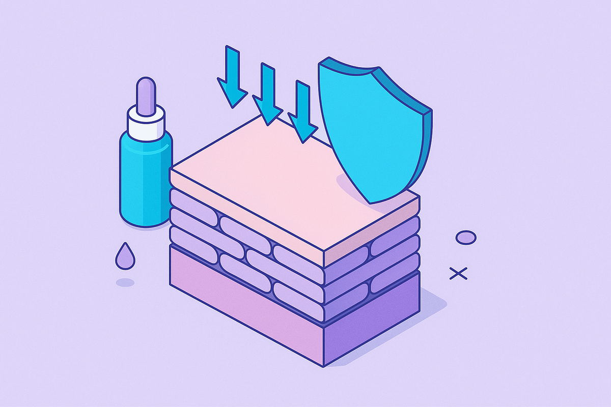 Cover illustration for “Stratum Corneum Function and Skin Barrier Health”