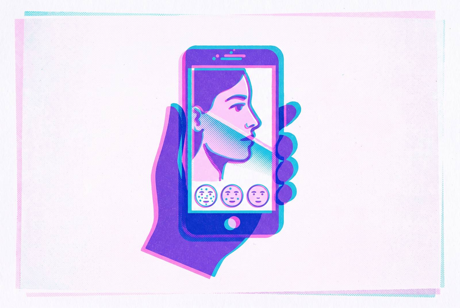 Cover illustration for “AI Skin Scan Apps That Track Acne Changes Over Time”