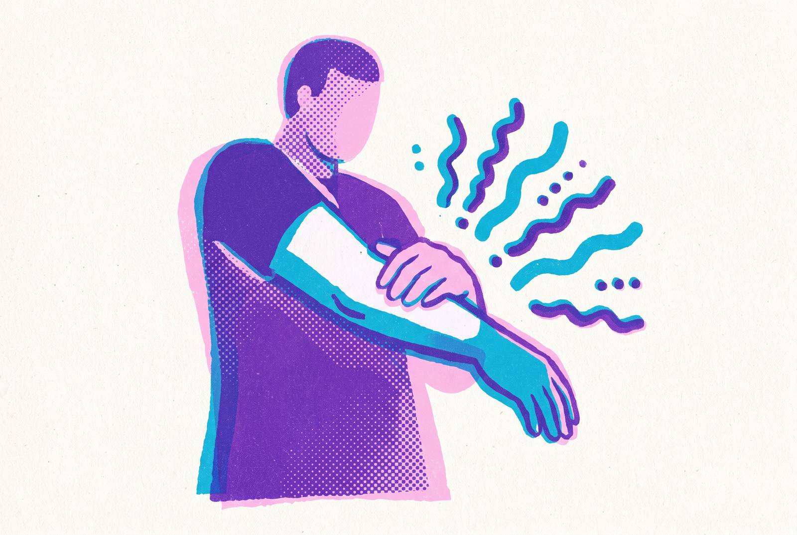 Cover illustration for “Generalized Itching With No Visible Rash Causes”