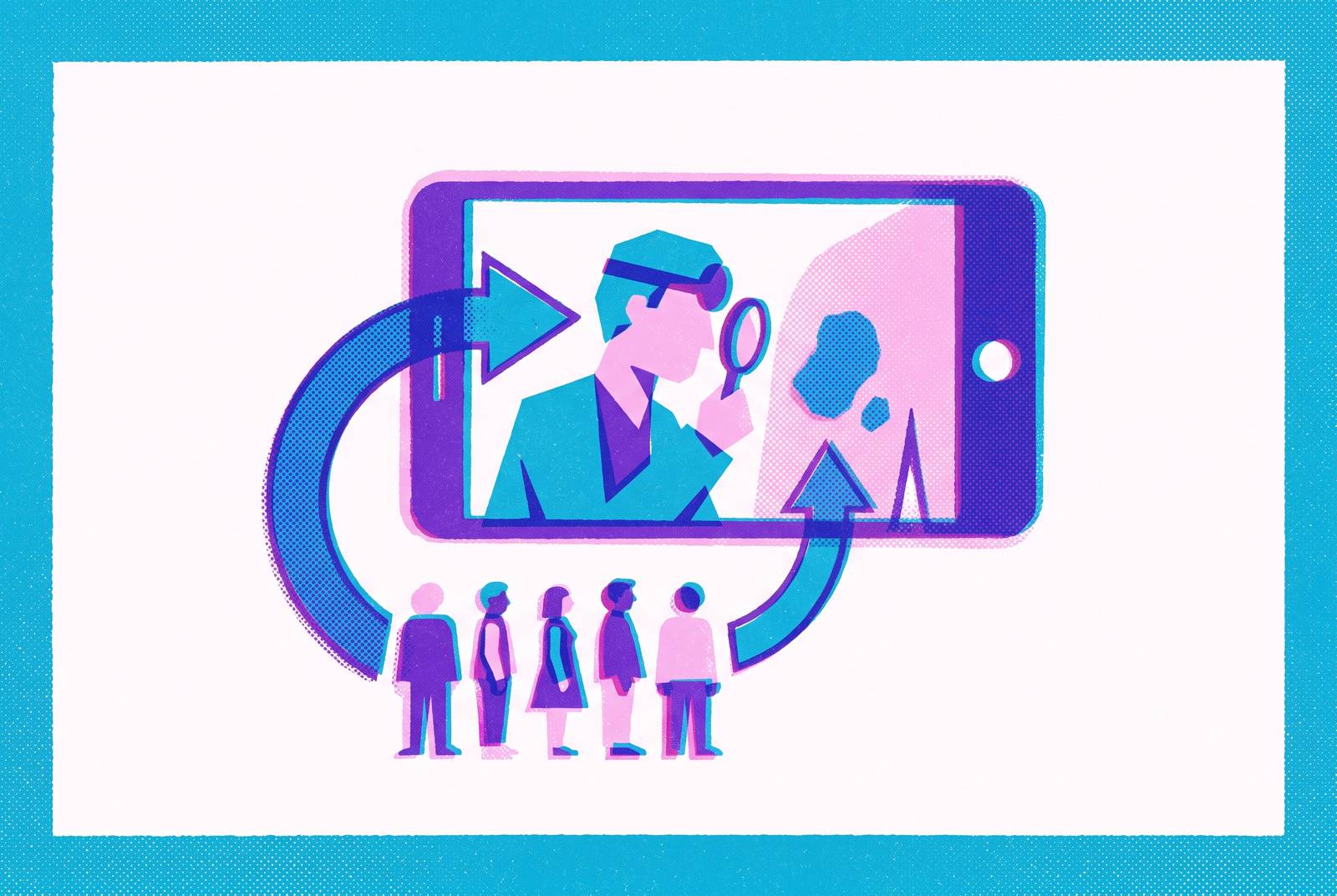 Cover illustration for “How Clinician-Reviewed Online Consultations Bypass the Dermatologist Queue”