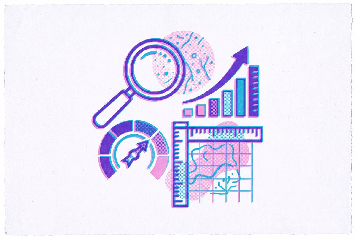 Cover illustration for “Scoring Tools Dermatologists Use to Measure Skin Severity”