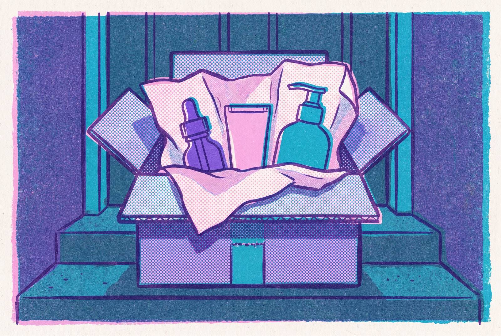Cover illustration for “Which Online Acne Services Ship Medication Directly and What the Delivery Experience Actually Looks Like”