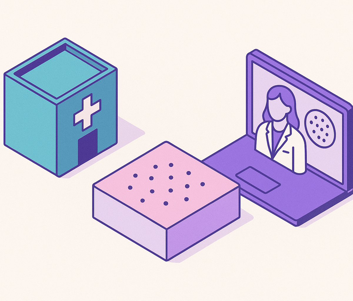 Cover illustration for “Primary Care Versus Dermatologist for Skin Concerns”