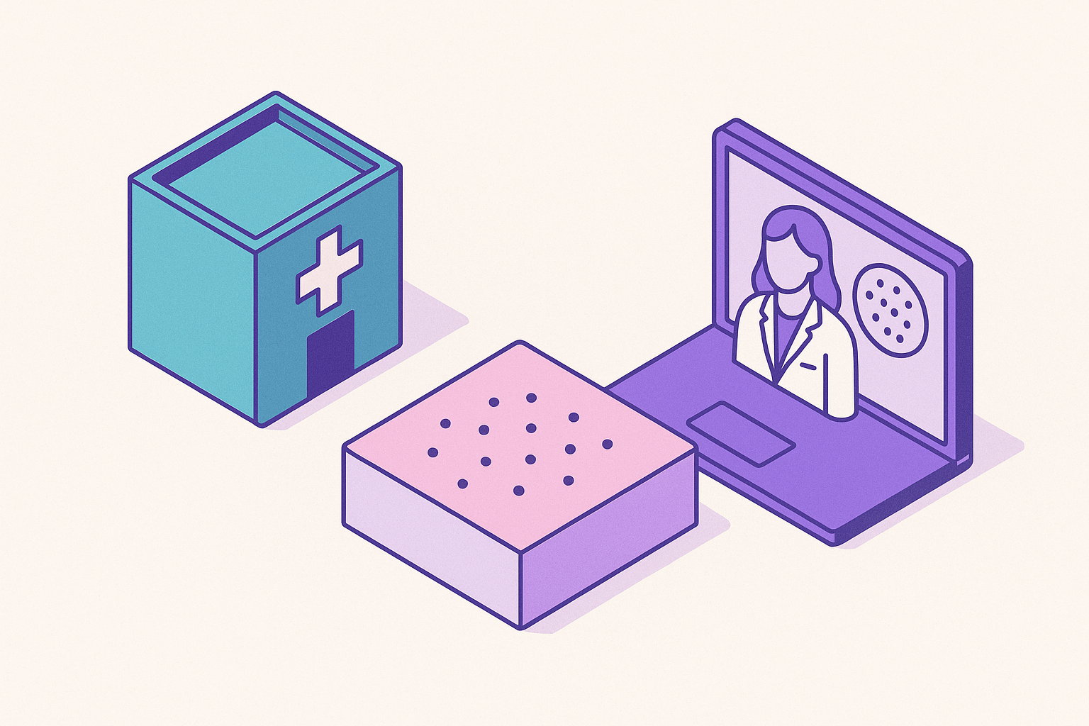 Cover illustration for “Primary Care Versus Dermatologist for Skin Concerns”