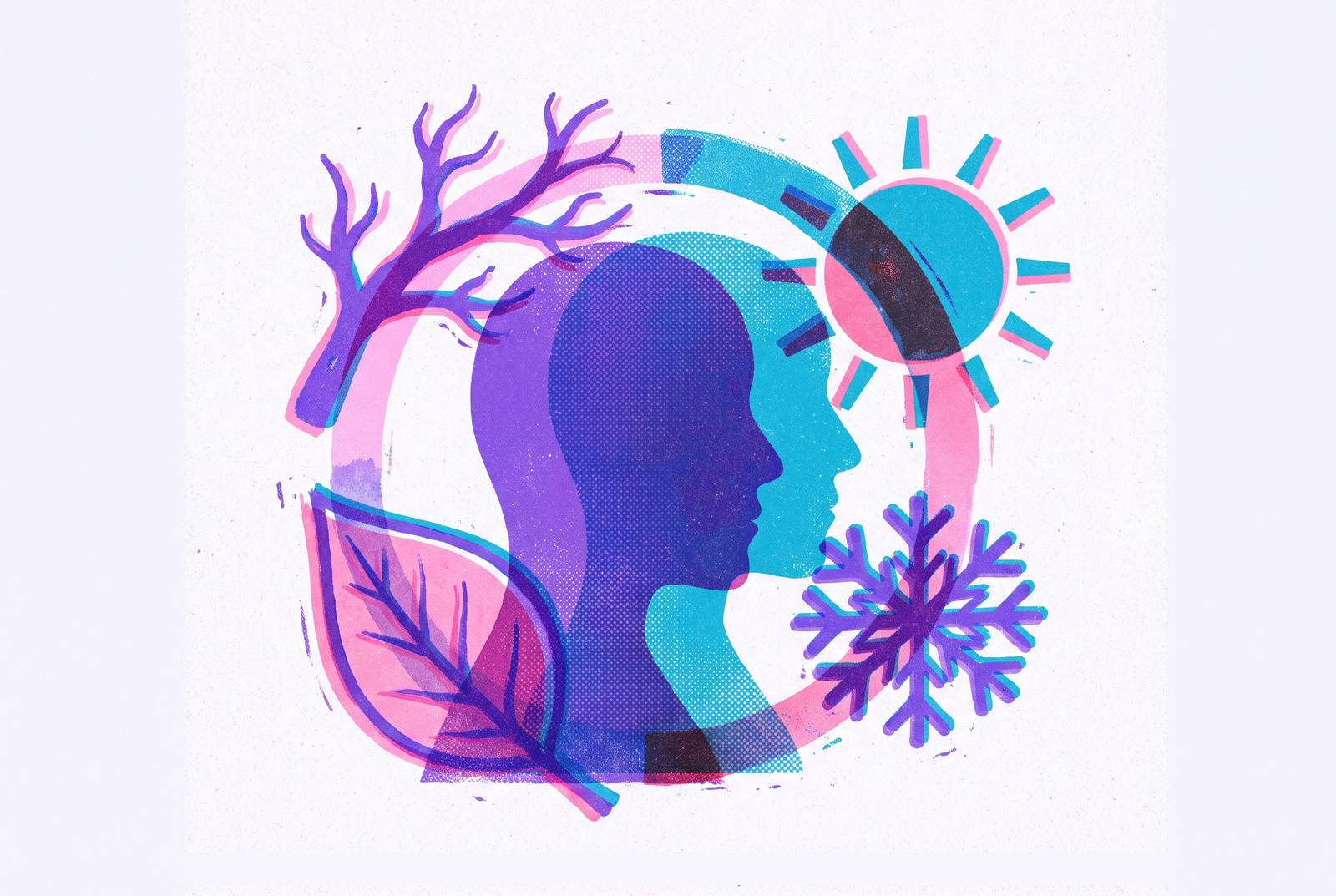 Cover illustration for “Seasonal Patterns in Skin Condition Flares”