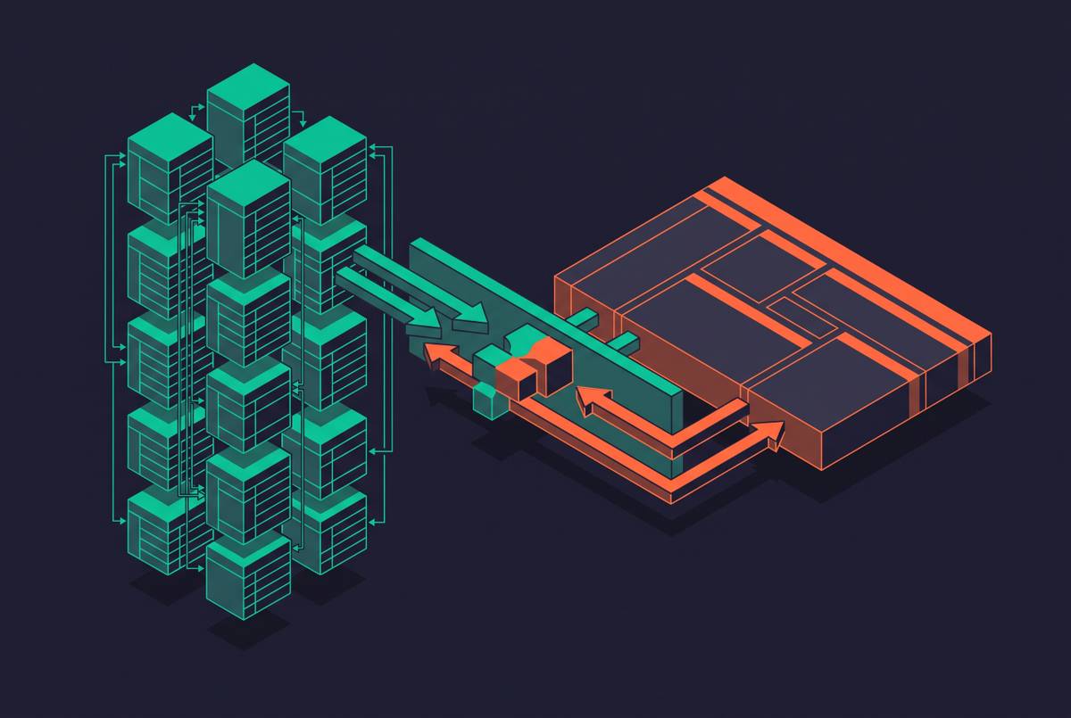 Cover illustration for “Denormalization Tradeoffs in BigQuery and Redshift Schemas”