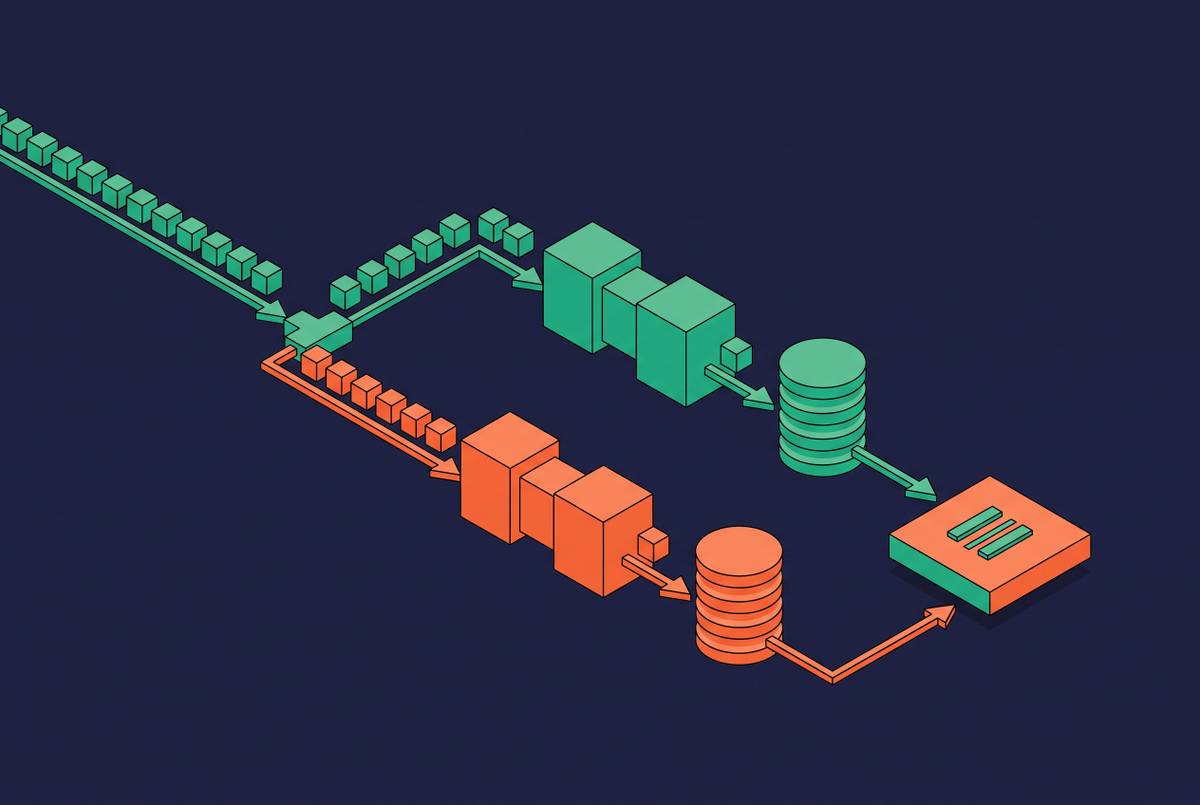 Cover illustration for “Traffic Shadowing for Validating Real-Time Analytical Pipeline Changes”