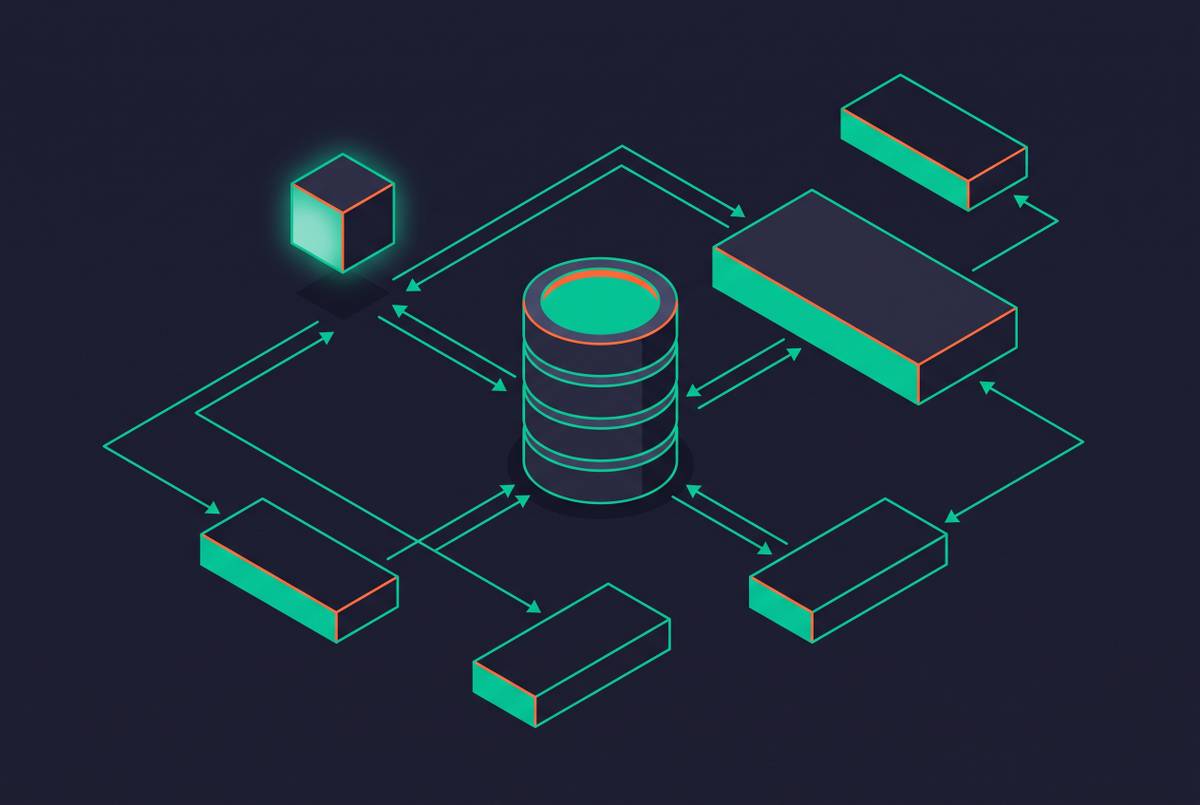 Cover illustration for “Tool-Calling Patterns for Database Agents Using Function Calling APIs”