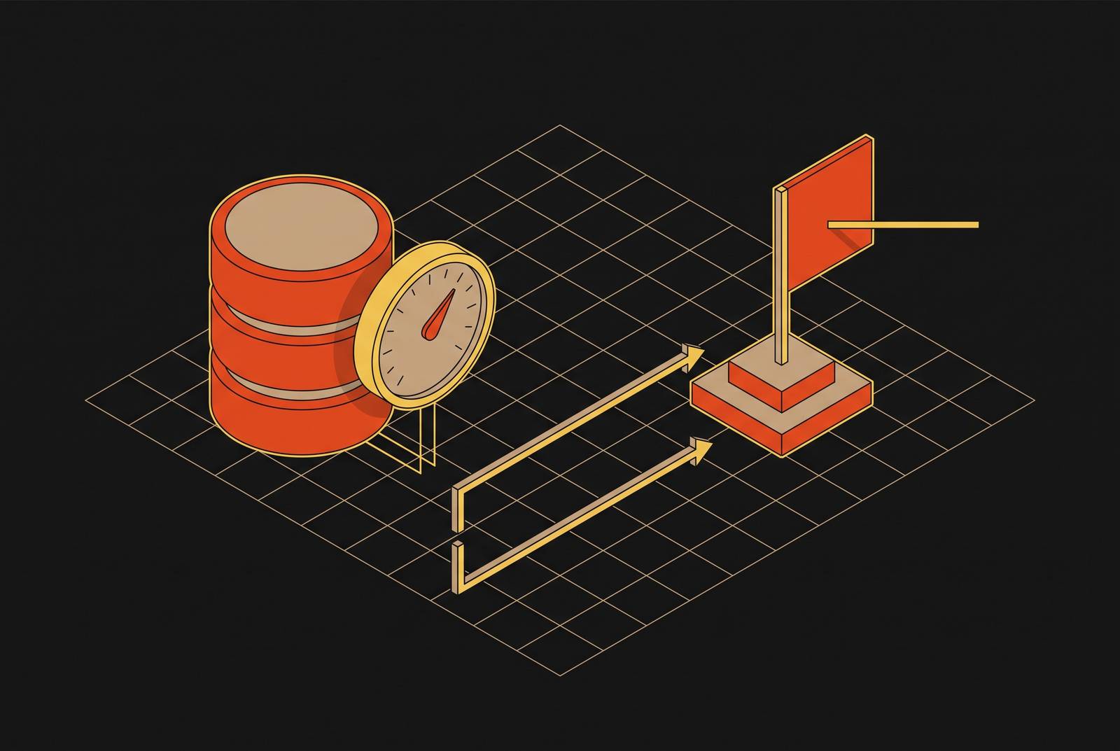 Cover illustration for “SLO vs SLI Definitions for Database Query Performance”