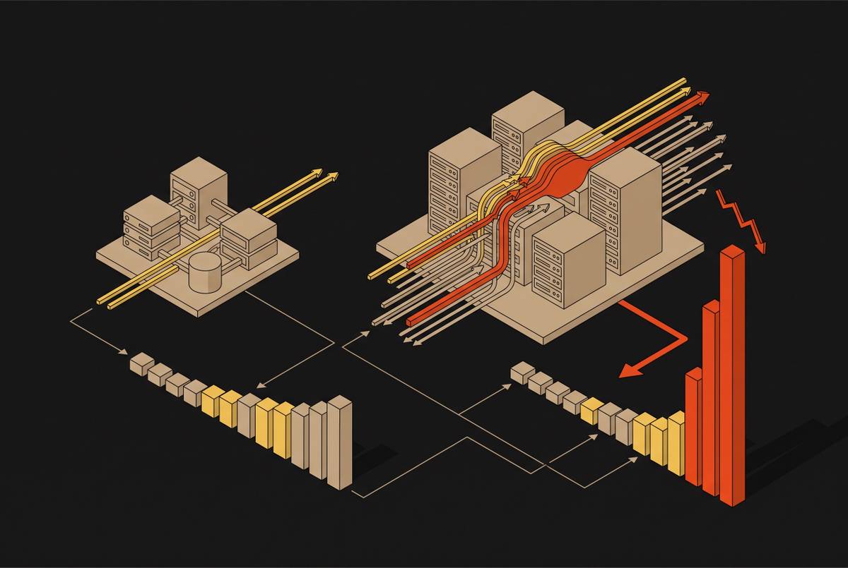 Cover illustration for “Why Your p99 Looks Fine in Staging and Breaks in Production”