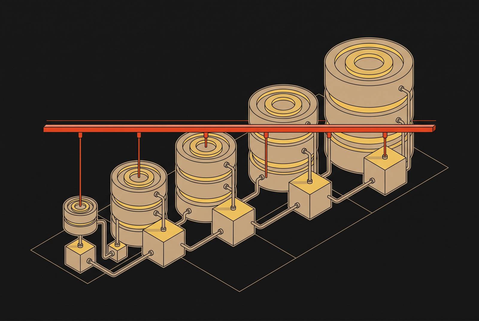 Cover illustration for “P99 Latency Stability Under Data Volume Growth Across OLAP Engines”