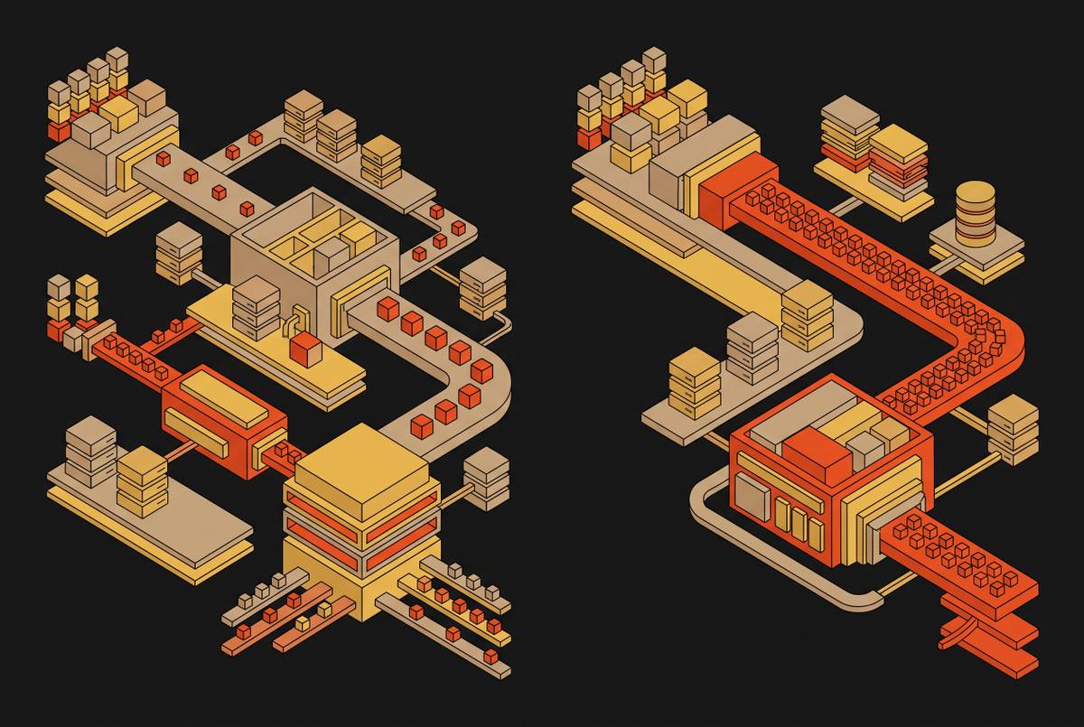 Cover illustration for “Lambda and Kappa Architecture Trade-Offs for Observability Pipelines”
