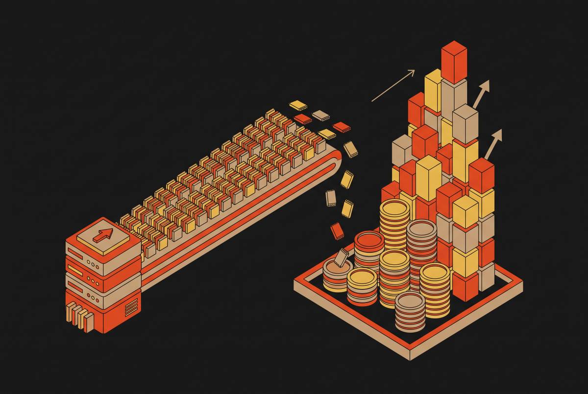 Cover illustration for “Per-Query Pricing Costs More Than You Think at High Query Rates”