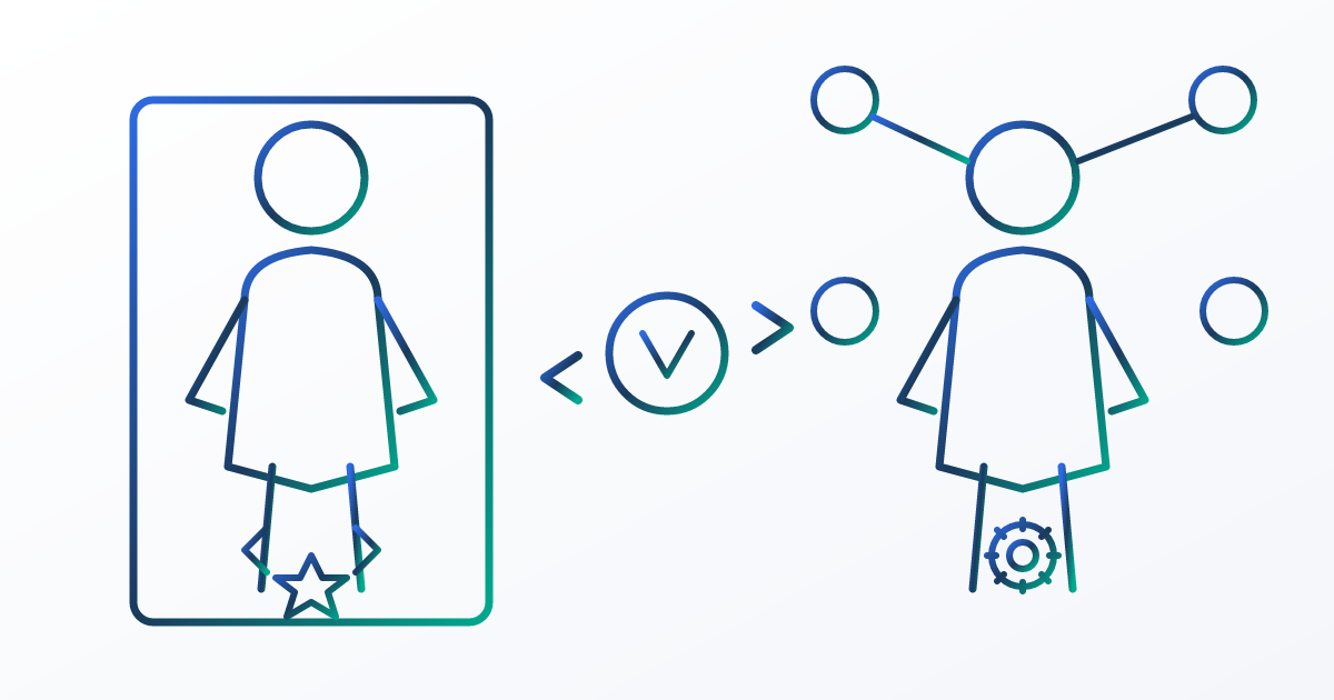 Cover illustration for “Internal Recruitment Versus External Sourcing for Technical Teams”
