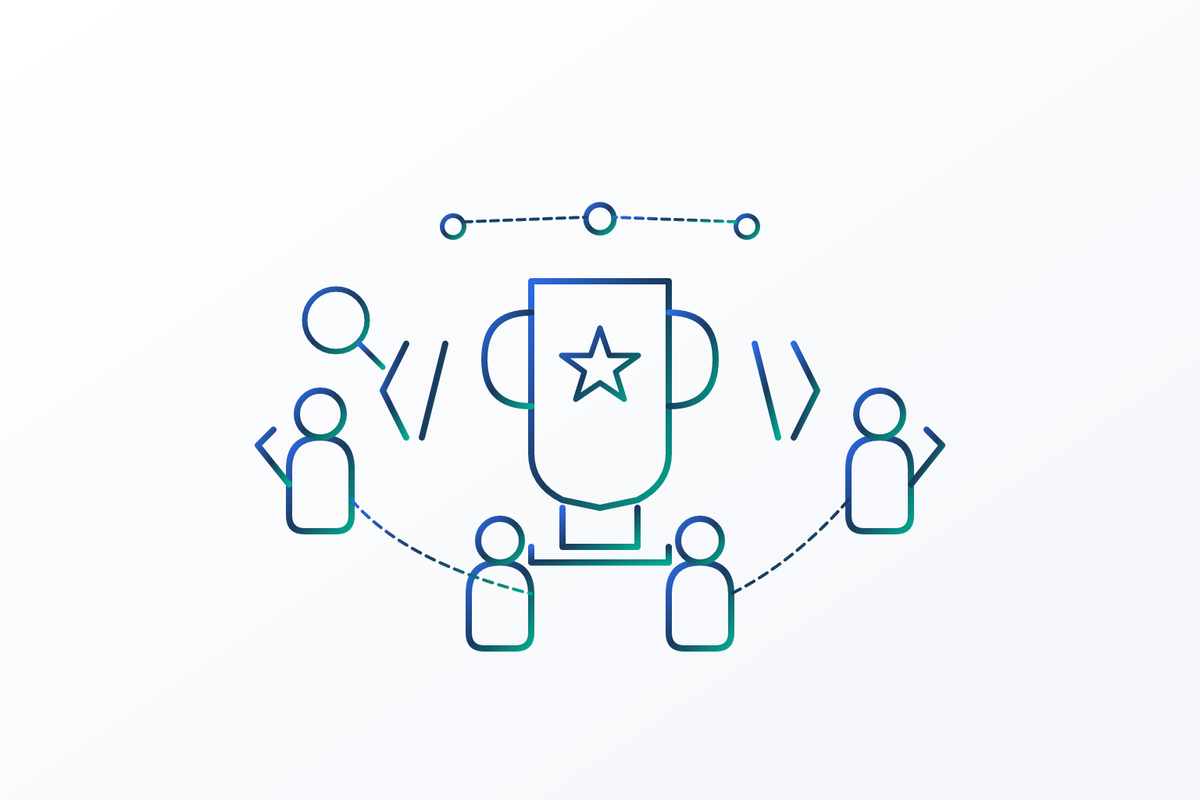 Cover illustration for “Sourcing Technical Talent Through Hackathons and Coding Competitions”