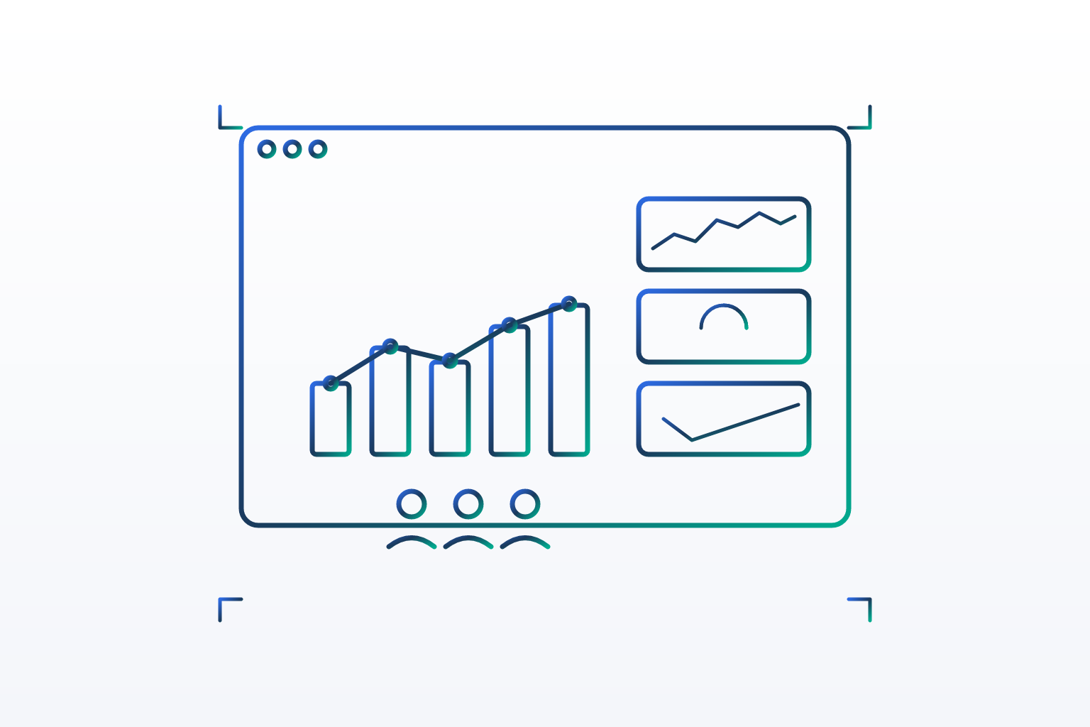 Cover illustration for “DORA Metrics Baseline Reporting for Staff-Augmented Engineering Teams”