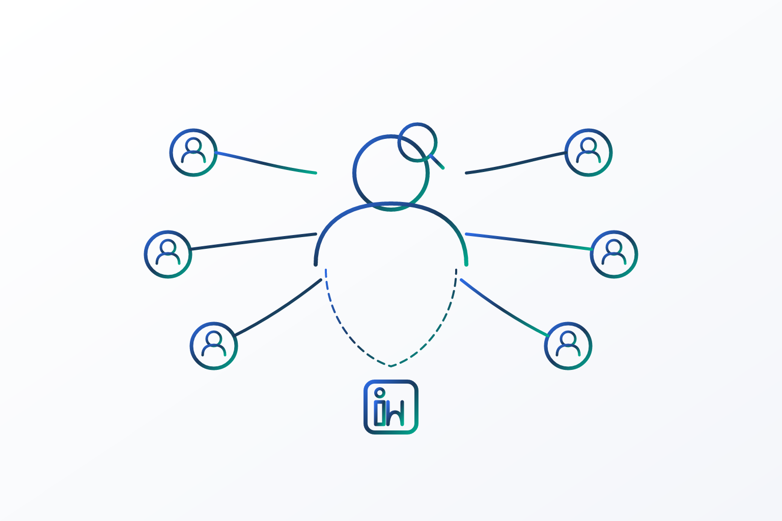 Cover illustration for “Sourcing Engineers Through LinkedIn Alumni Networks”