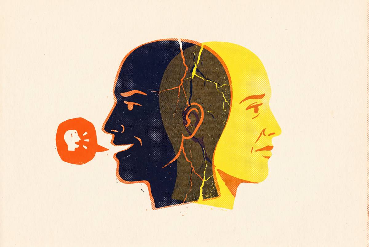 Cover illustration for “Code-Switching Between Social Contexts and What It Costs”