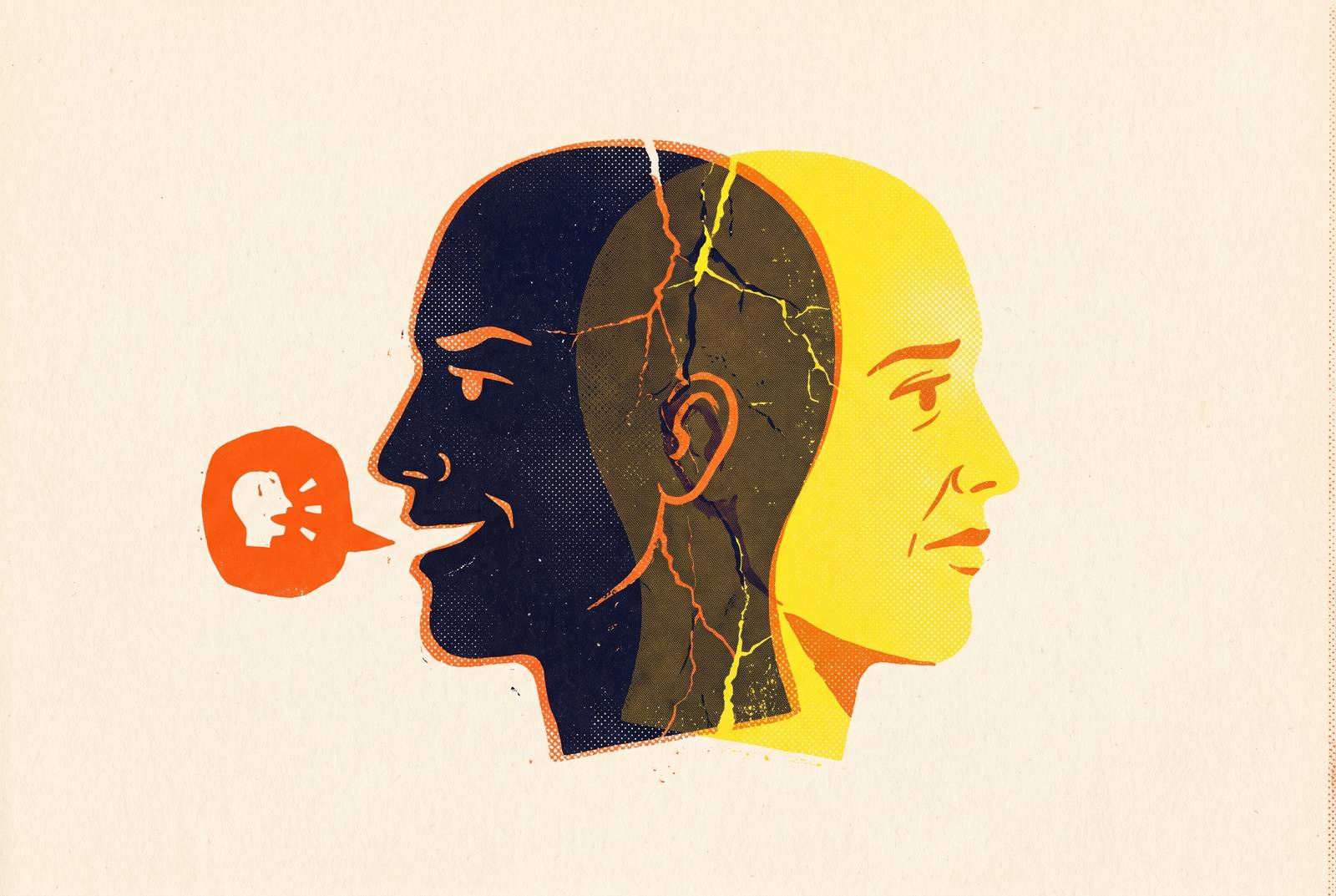 Cover illustration for “Code-Switching Between Social Contexts and What It Costs”