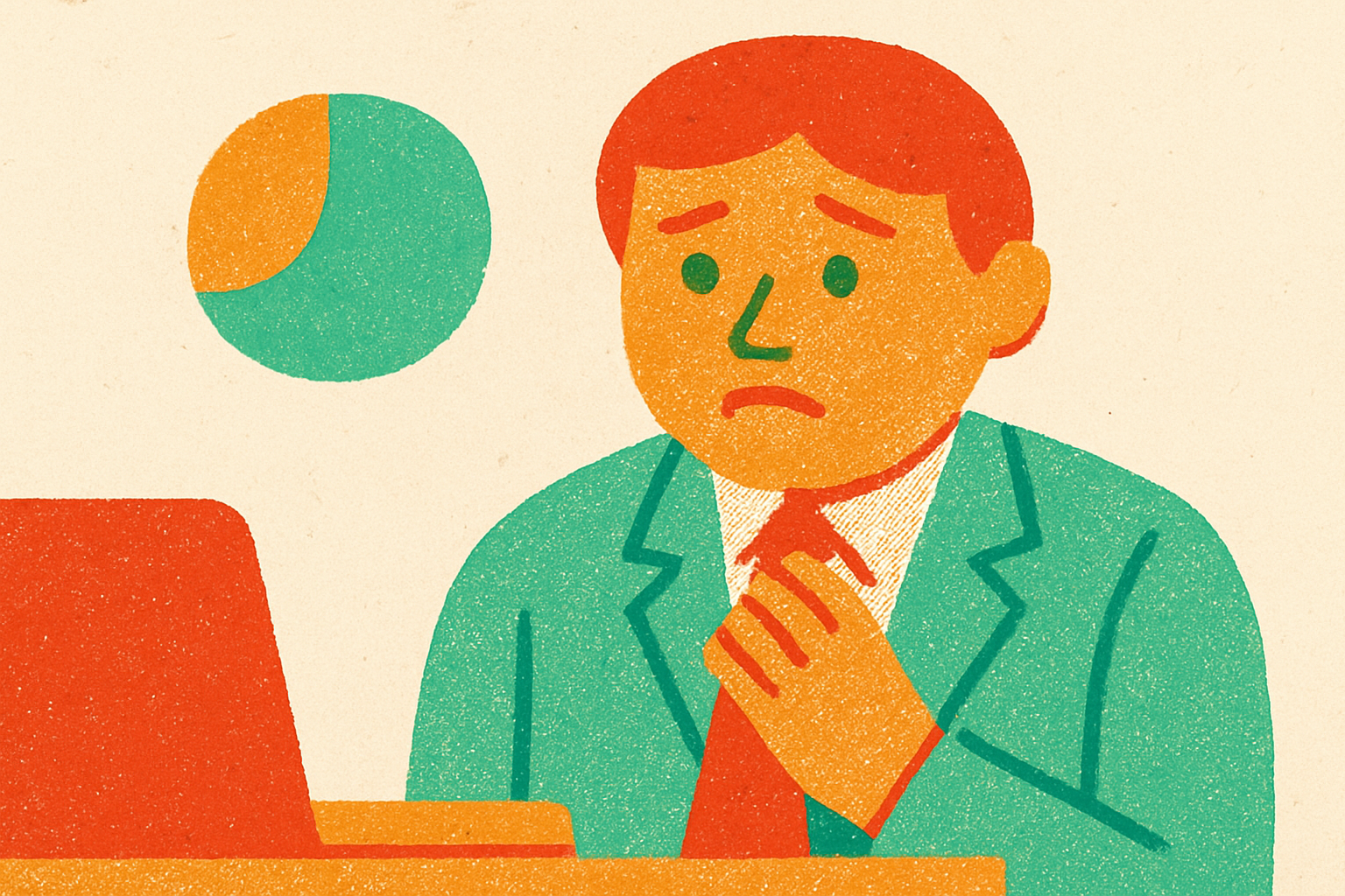 Cover illustration for “Reducing Nervousness During Job Interviews”