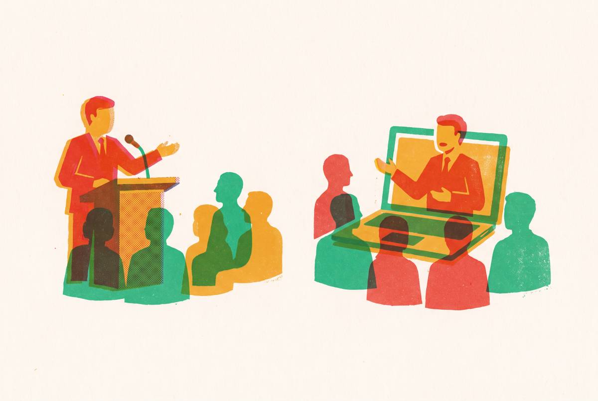 Cover illustration for “Toastmasters vs Online Public Speaking Courses”