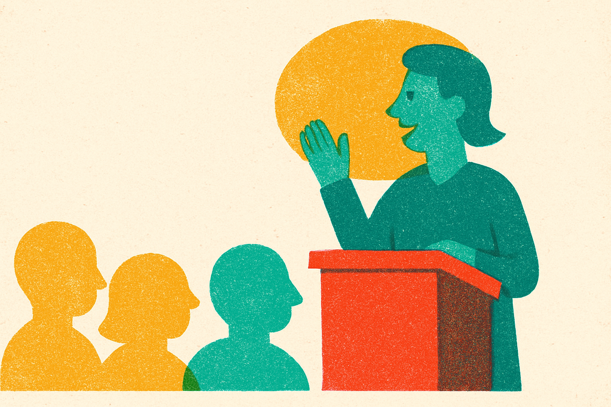Cover illustration for “What to Expect at Your First Toastmasters Meeting”