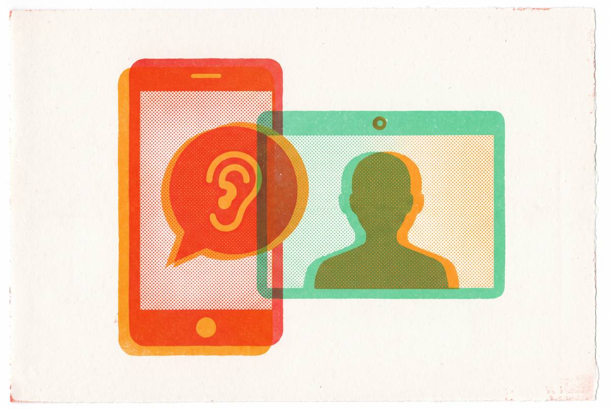 Cover illustration for “Phone and Video Interview Communication Differences”