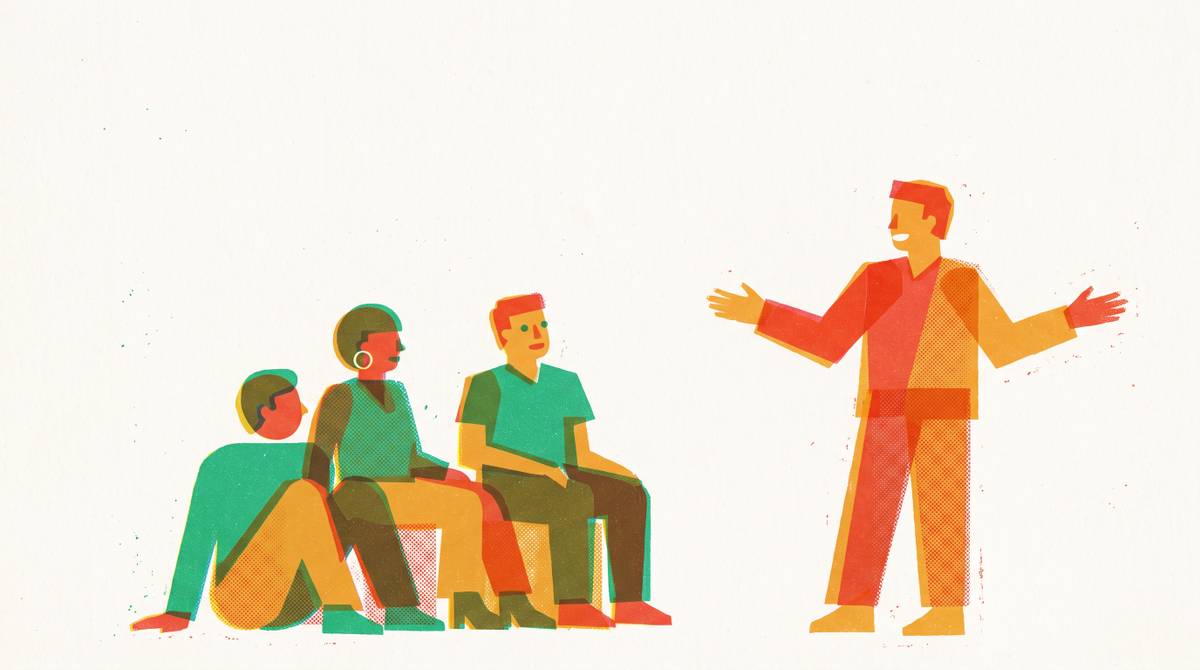 Cover illustration for “Public Speaking Groups Beyond Toastmasters”