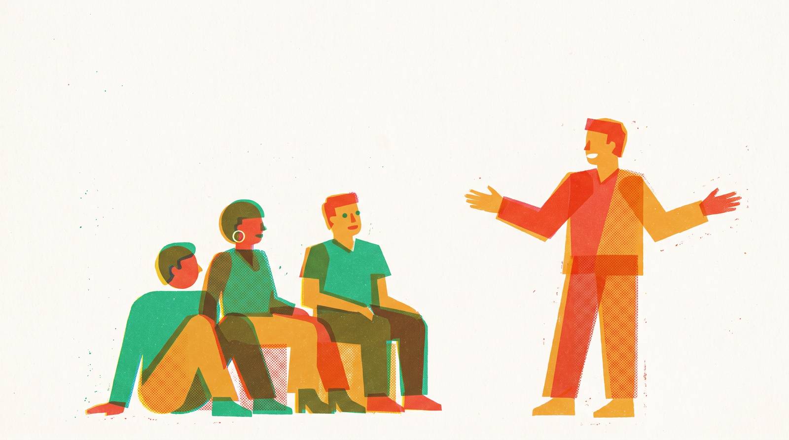 Cover illustration for “Public Speaking Groups Beyond Toastmasters”