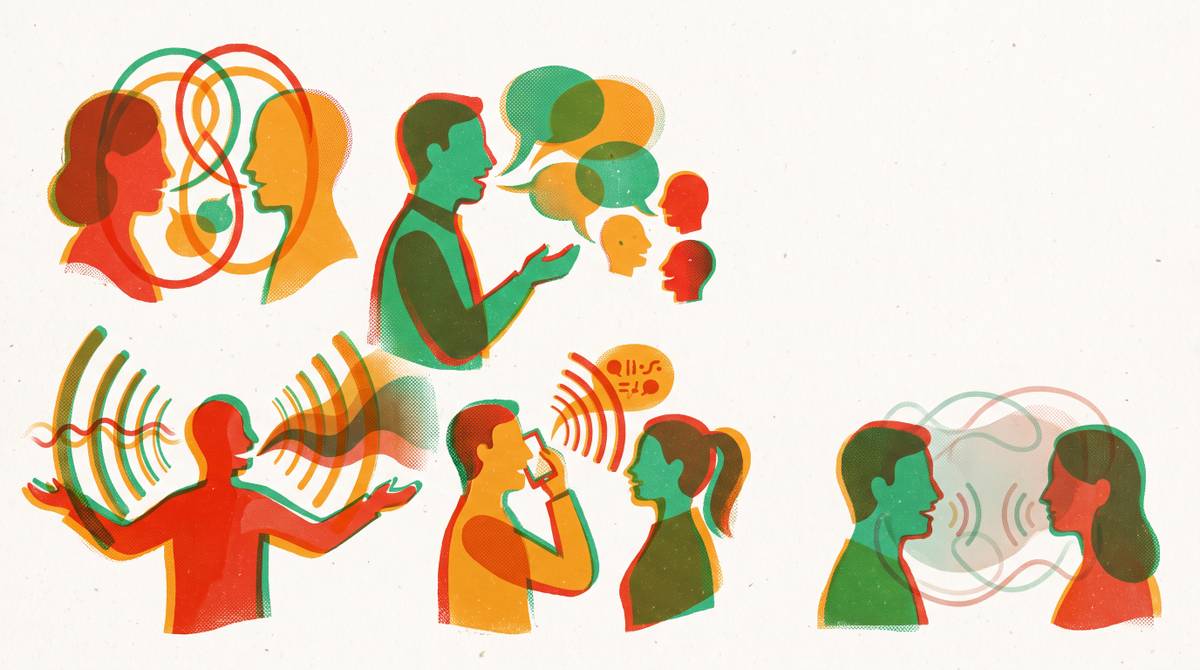 Cover illustration for “The Five Forms of Verbal Communication”
