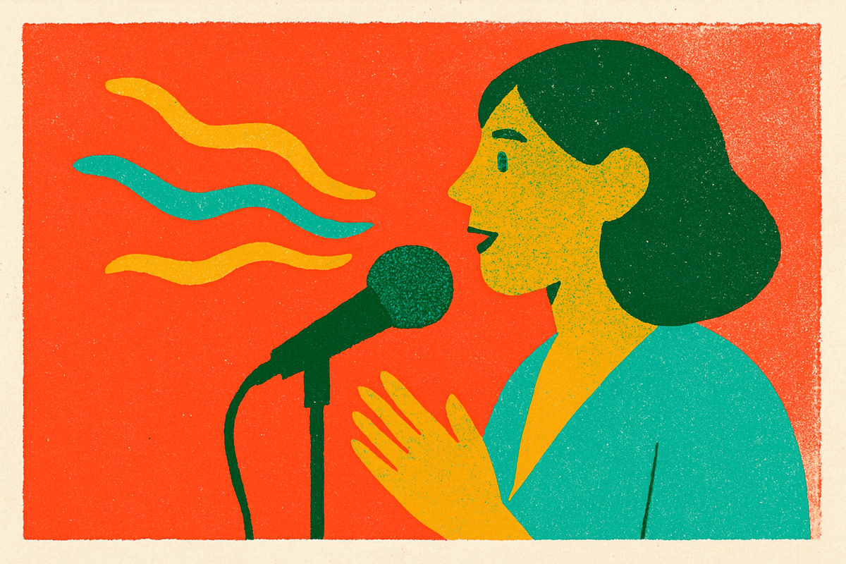 Cover illustration for “Building Vocal Confidence for Non-Native English Speakers”
